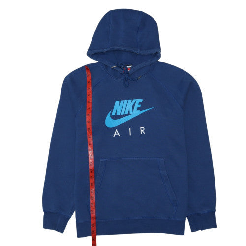 Nike Air Men's Blue Pullover Hoodie Size M Fleece Sportswear