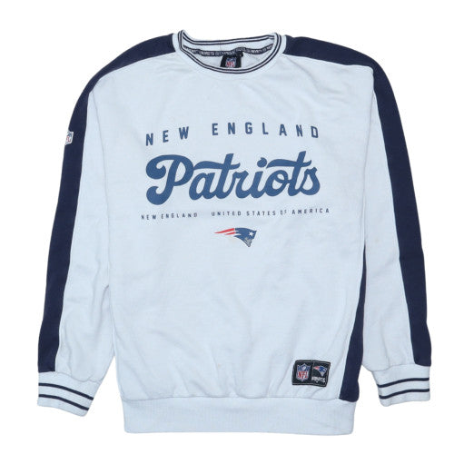 Primark NFL New England Patriots Men's White L Pullover Sweatshirt