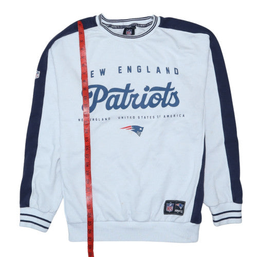 Primark NFL New England Patriots Men's White L Pullover Sweatshirt