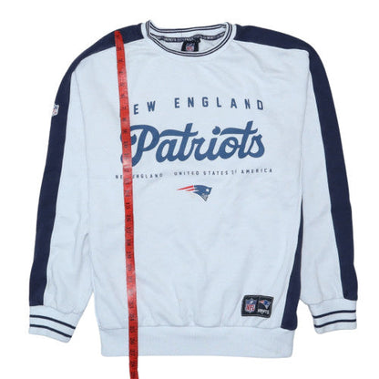 Primark NFL New England Patriots Men's White L Pullover Sweatshirt