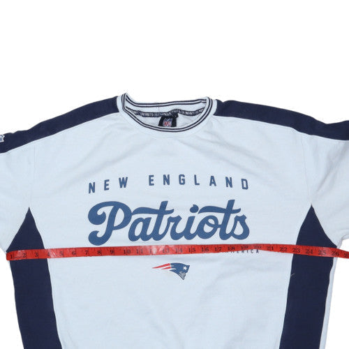 Primark NFL New England Patriots Men's White L Pullover Sweatshirt