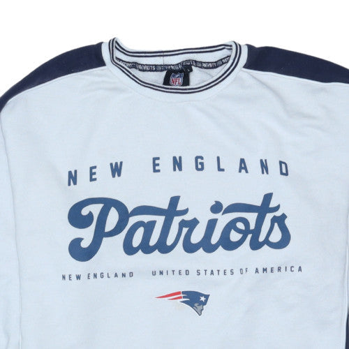 Primark NFL New England Patriots Men's White L Pullover Sweatshirt