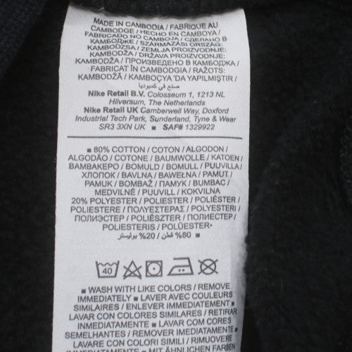 Nike Mens Black Medium Crew Neck Pullover Sweatshirt
