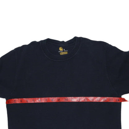 Carhartt Men's Black Relaxed Fit Logo Pullover Sweatshirt Size S