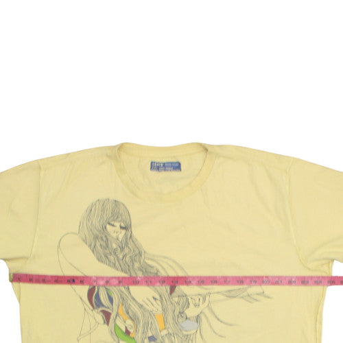 Levi's Red Tab Men's Beige XL Art Print Short Sleeve Cotton T-Shirt