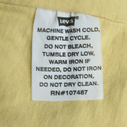 Levi's Red Tab Men's Beige XL Art Print Short Sleeve Cotton T-Shirt