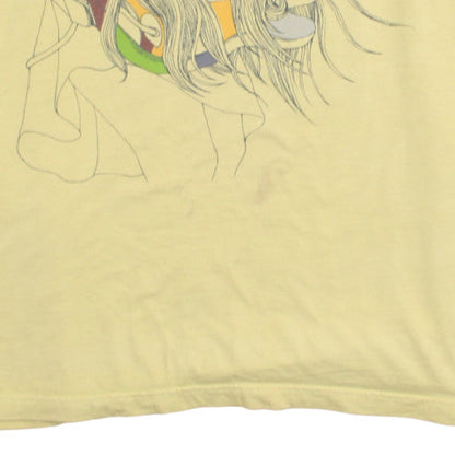 Levi's Red Tab Men's Beige XL Art Print Short Sleeve Cotton T-Shirt