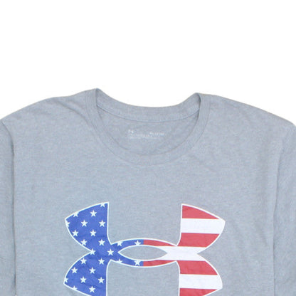 Under Armour Men's Grey XL Patriotic Graphic Short Sleeve T-Shirt
