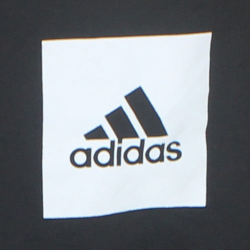 Adidas Mens Black 4XL Full Zip Sweatshirt Jacket