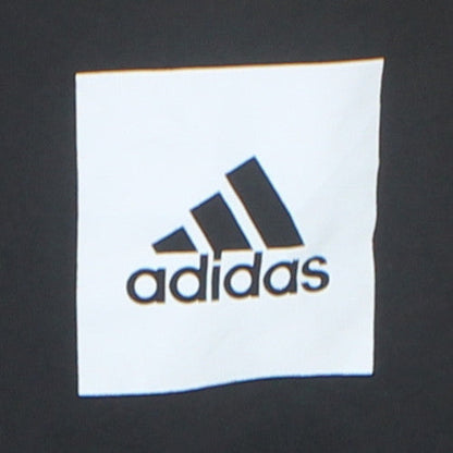 Adidas Mens Black 4XL Full Zip Sweatshirt Jacket