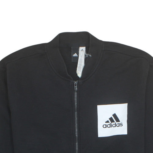 Adidas Mens Black 4XL Full Zip Sweatshirt Jacket