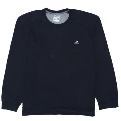 Adidas Men's Black XL Pullover Crew Neck Sweatshirt