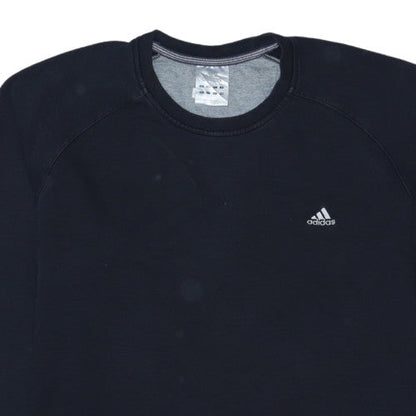 Adidas Men's Black XL Pullover Crew Neck Sweatshirt