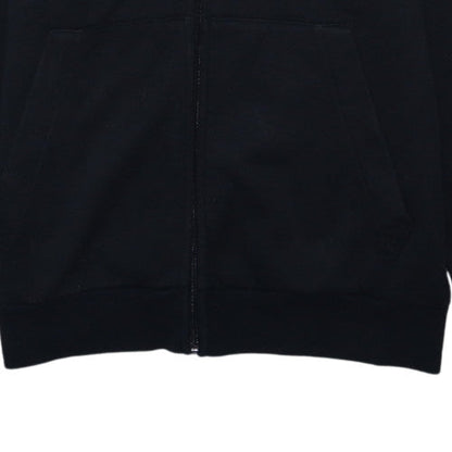 Adidas Mens Black Full Zip Hoodie Small Hooded Athletic Sweatshirt