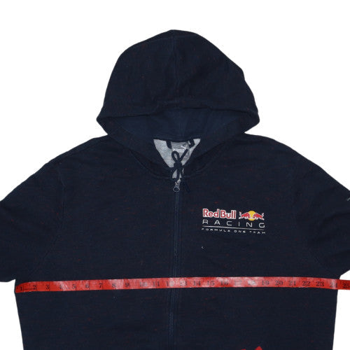 Puma Red Bull Racing Men's Blue Full Zip Hoodie Size L