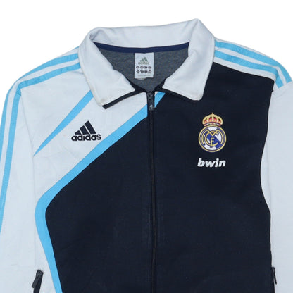 Adidas Men’s Blue Real Madrid Full Zip Sweatshirt XL
