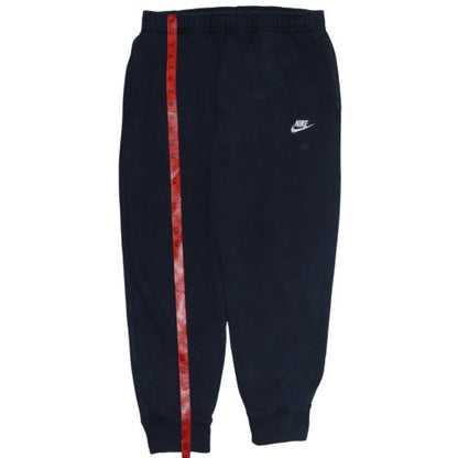 Nike Men's Black Medium Jogger Sweatpants Fleece Tapered Fit