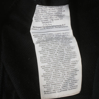 Nike Men's Black Medium Jogger Sweatpants Fleece Tapered Fit