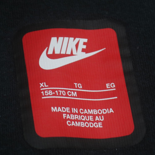 Nike Boys Black Full Zip Hoodie XL 158-170cm Hooded Sweatshirt