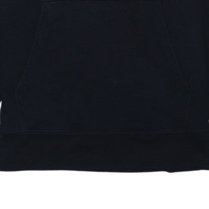 Champion Mens Black S Embroidered Pullover Hoodie