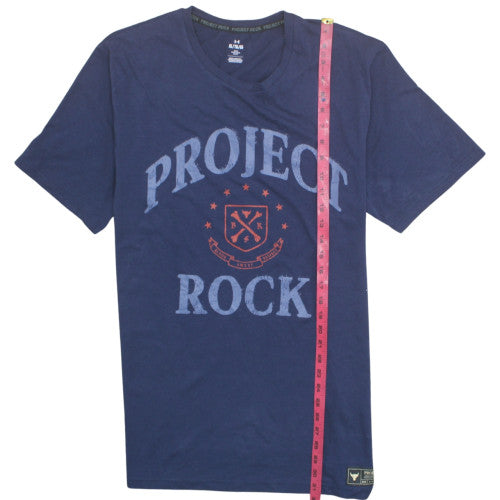 Under Armour Men's Blue Project Rock XL Graphic T-Shirt