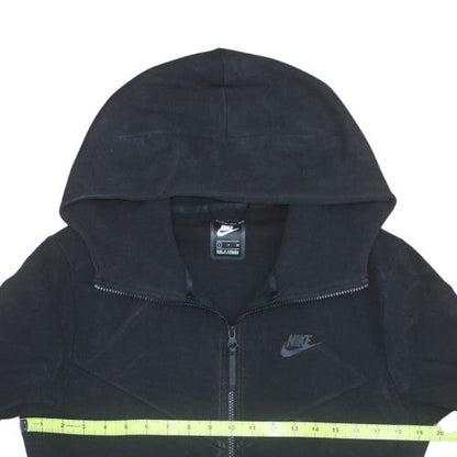 Nike Women Black Small Full Zip Hoodie with Pockets