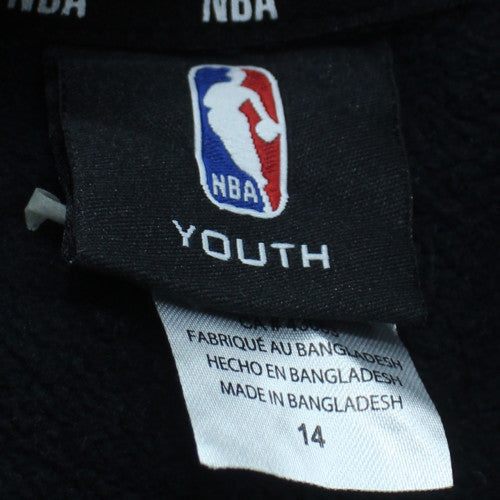 NBA Youth Boys Black Chicago Bulls Pullover Hoodie Size 14