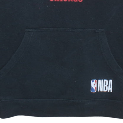 NBA Youth Boys Black Chicago Bulls Pullover Hoodie Size 14