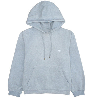 Nike Men's Grey Pullover Hoodie M Classic Fleece Sweatshirt