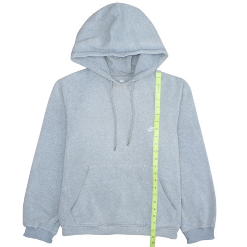 Nike Men's Grey Pullover Hoodie M Classic Fleece Sweatshirt