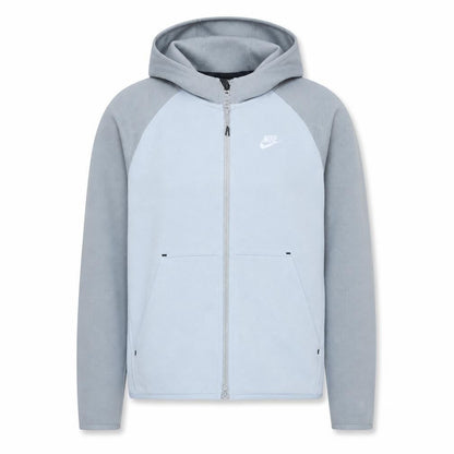 Nike Men's Grey Full Zip Hoodie M Hooded Sweatshirt