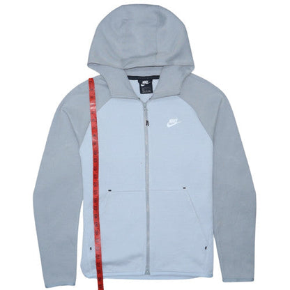 Nike Men's Grey Full Zip Hoodie M Hooded Sweatshirt