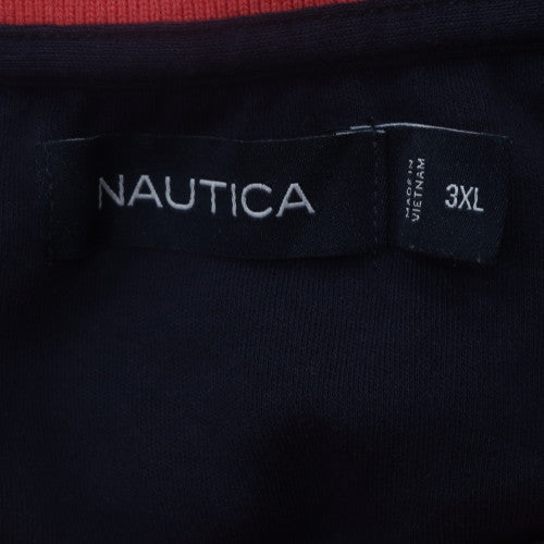 Nautica Men's Red 3XL Cotton Short Sleeve Polo Shirt