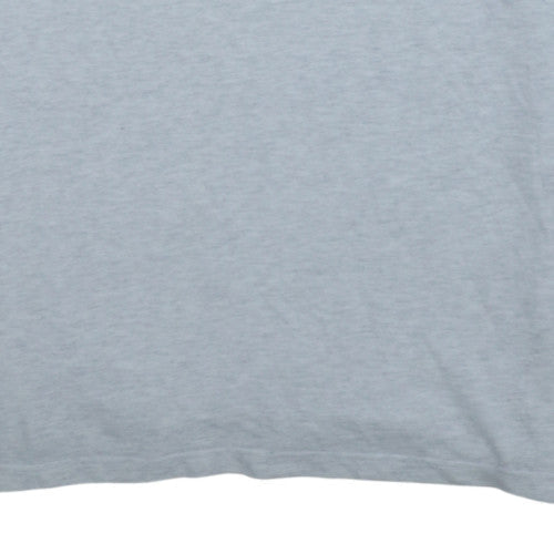 Nike Men’s Grey 2XLT Polo Shirt Short Sleeve 1/4 Zip Cotton