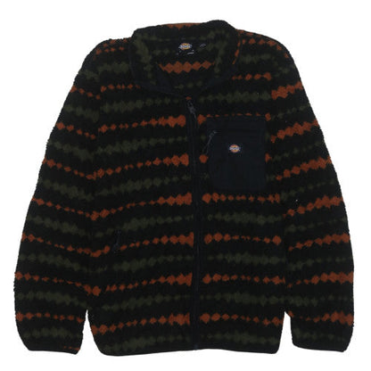 Dickies Men's Multicoloured Fleece Full Zip Jacket Size M