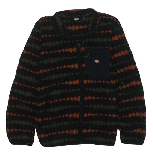 Dickies Men's Multicoloured Fleece Full Zip Jacket Size M