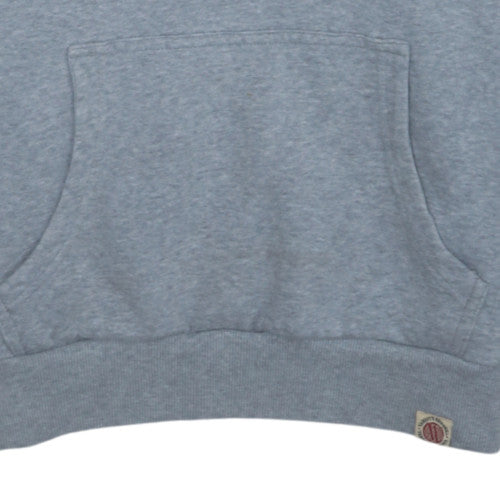 Varsity Apparel Men's Grey Pullover Hoodie L Cardiff Met University Fleece