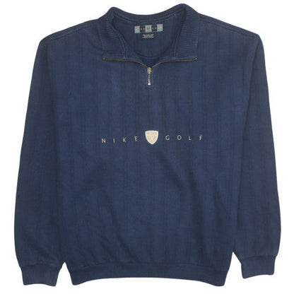 Nike Golf Men's Blue XL 1/4 Zip Sweatshirt Regular Fit