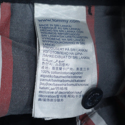 Tommy Hilfiger Mens Black Cargo Shorts Size 31 Cotton Casual