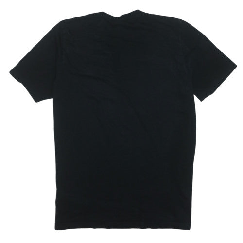 Adidas Men's Black Short Sleeve Crew Neck Cotton T-Shirt S