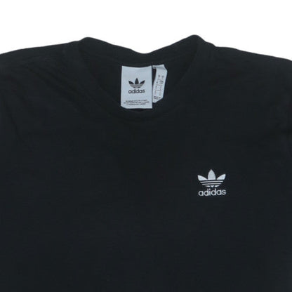 Adidas Men's Black Short Sleeve Crew Neck Cotton T-Shirt S