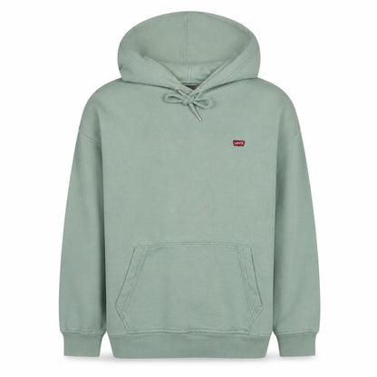 Levi's Men's Green Pullover Hoodie M Regular Fit Cotton