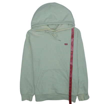 Levi's Men's Green Pullover Hoodie M Regular Fit Cotton