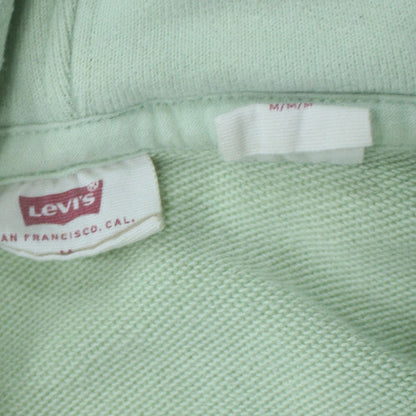 Levi's Men's Green Pullover Hoodie M Regular Fit Cotton
