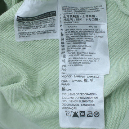 Levi's Men's Green Pullover Hoodie M Regular Fit Cotton
