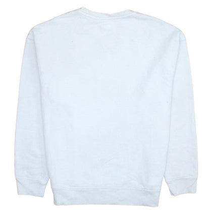 Levi's Men's White Relaxed Fit Crew Neck Sweatshirt M