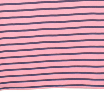Nautica Men’s Pink Striped Classic Fit Polo Shirt Size L