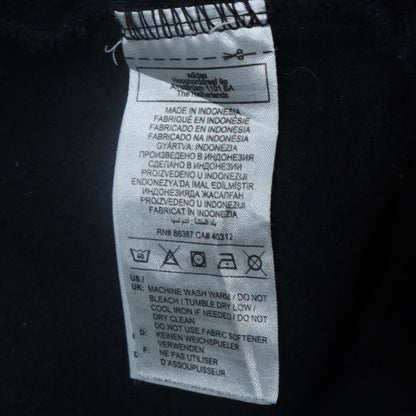 Adidas Men's Black Pullover Hoodie L Fleece Logo Sportswear