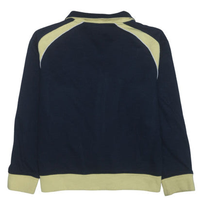 Diesel Mens Navy Full Zip Sweatshirt XL Logo Athletic Style
