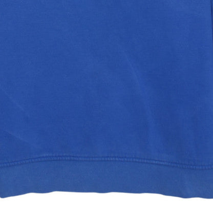 Nike Men's Blue Embroidered Crew Neck Sweatshirt Size M